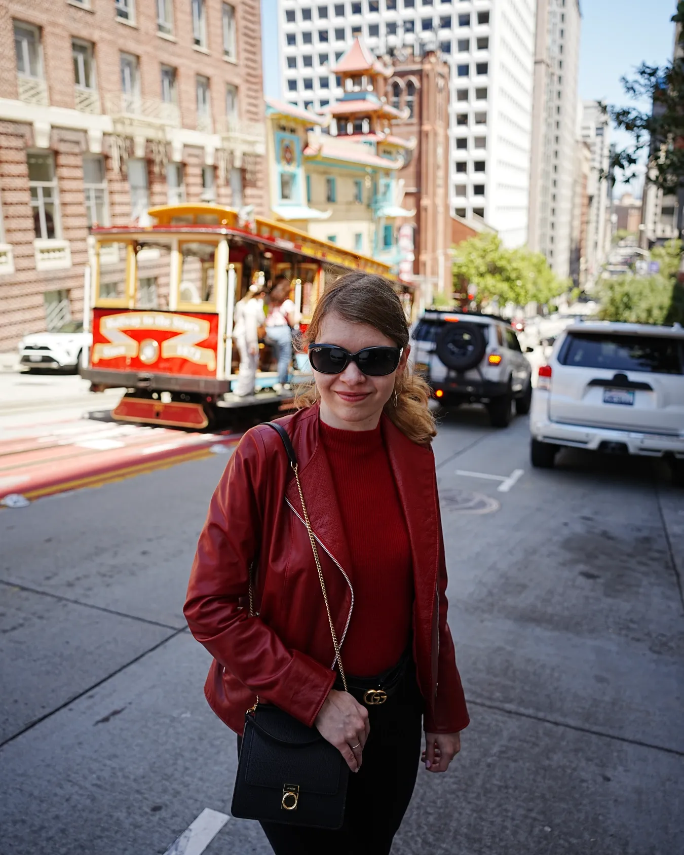 Cable car California Street