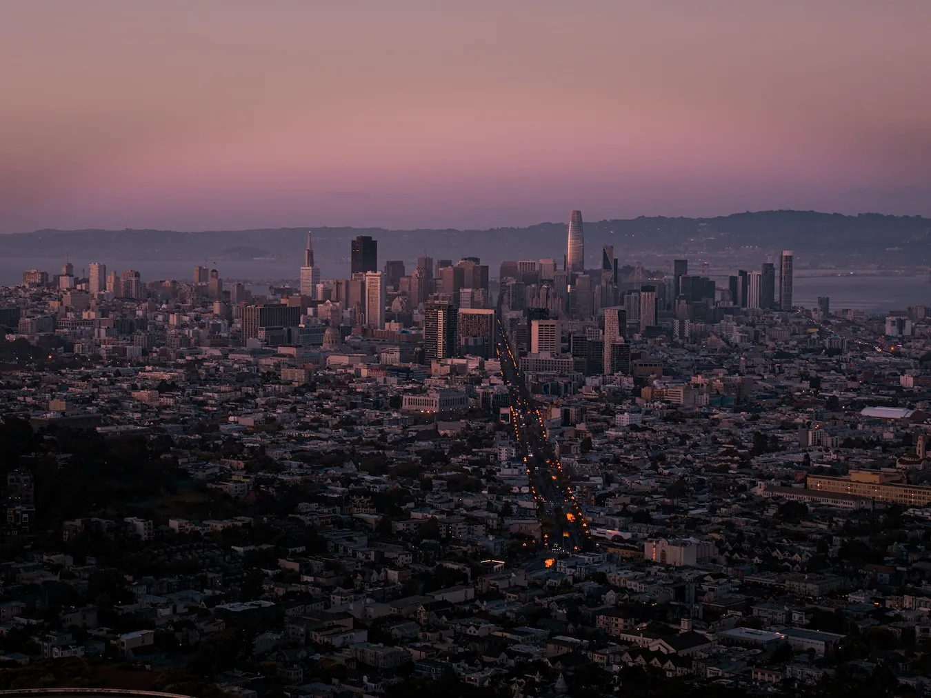 View of San Francisco from Tween Peaks